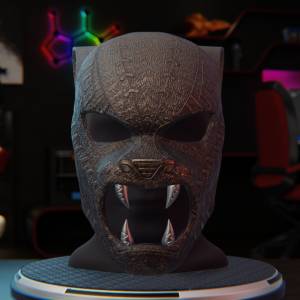 Файл STL Церемониальные маски Черной Пантеры ・Шаблон для 3D-печати для загрузки・Cults