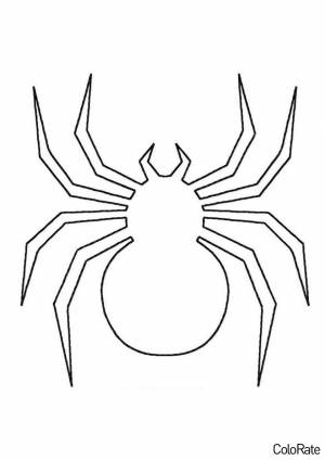 Паук трафарет