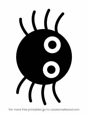 Трафареты паука ,  шаблоны