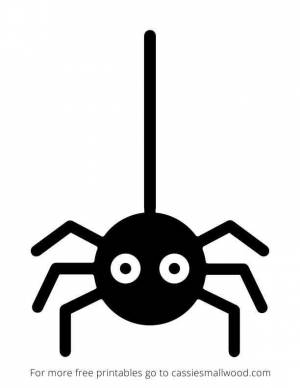 Трафареты паука ,  шаблоны