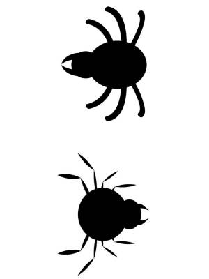 Трафареты Паука