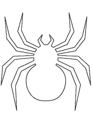 Трафареты пауков для вырезания из бумаги a 4