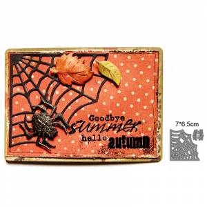 Хэллоуин Паук Паутина рамка металлические штампы трафареты для «сделай сам» Скрапбукинг декоративное тиснение ручная работа штамповочный шаблон