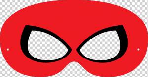 Шаблон Супергероя Маска Человека-Паука с завязанными глазами, маска супергероя, шаблон, лицо, супергерой png