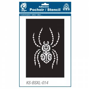 Трафарет для тату Паук Маори