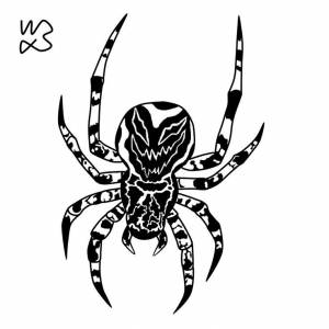 эскиз тату паук