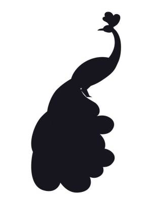 Трафареты Павлина