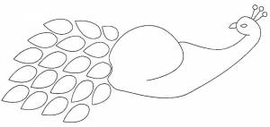 Трафареты павлина для вырезания из бумаги