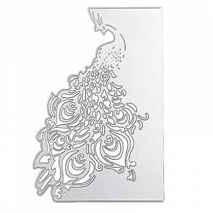 Пустые металлические Вырубные штампы в виде павлина, фотоальбом, бумажная карта, шаблон, форма, тиснение, крафтовое украшение