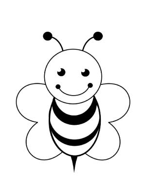 Трафареты пчелы для вырезания из бумаги
