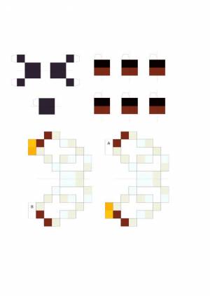 Как сделать пчелку из майнкрафта и бумаги