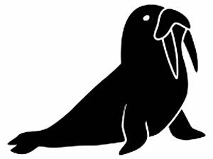 Трафареты Моржа