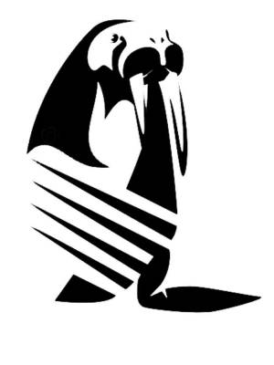 Трафареты Моржа