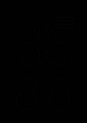 Пчелка из фетра