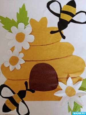 Мастер-класс по аппликации «Пчёлки»