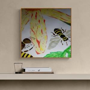 Трафареты в виде пчелы с Сотами 13*20,3 см, для творчества, разных размеров, для мебели, настенная живопись, шаблон для украшения, искусственные товары, многоразовые