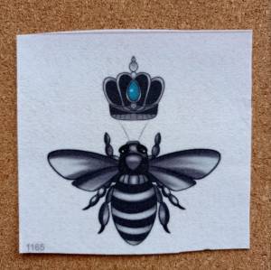 Шаблон для вышивки броши на фетре Шмель и корона в интернет-магазине Ярмарка Мастеров по цене 120 ₽