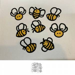 Металлические трафареты для высечки пчелы, шаблон для скрапбукинга, бумаги, фотообои, подарок, Декор, нож, перфоратор, форма для высечки