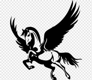 Наклейка Лошадь Рисунок Галоп Пегас, конь, лошадь, млекопитающее, животные png