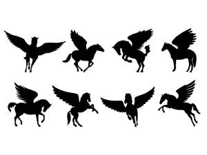 Трафареты Пегаса