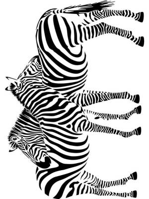 Трафареты Зебры