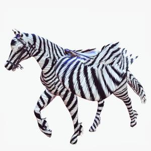 Файл OBJ PEGASUS PEGASUS FLYING ZEBRA
