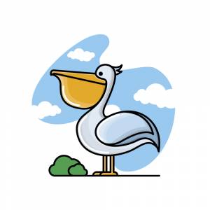 Пеликан Royalty Free Stock SVG Vector and Clip Art