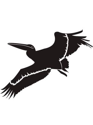 Трафареты Пеликана для вырезания из бумаги