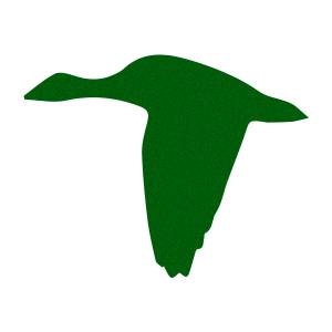 Трафарет летящего гуся