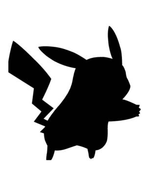 Трафареты Пикачу