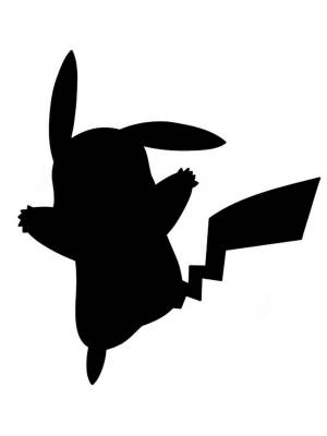 Трафареты Пикачу