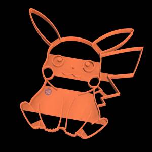 Файл STL РЕЗАК ДЛЯ ПЕЧЕНЬЯ РЕЗАК ДЛЯ ПЕЧЕНЬЯ PIKACHU POKEMON・Шаблон для загрузки и 3D-печати・Cults
