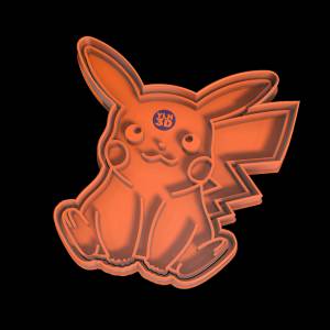 Файл STL РЕЗАК ДЛЯ ПЕЧЕНЬЯ РЕЗАК ДЛЯ ПЕЧЕНЬЯ PIKACHU POKEMON ・Шаблон для загрузки и 3D-печати・Cults
