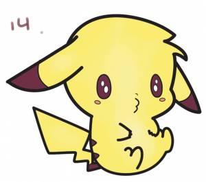 ✏ Как нарисовать Пикачу поэтапно