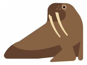 Значок арктического моржа