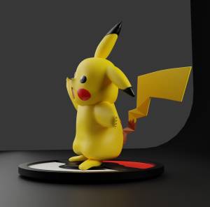 Файл STL Pikachu from pokemon anime ・Шаблон для 3D-печати для загрузки・Cults