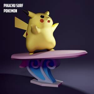 Файл STL КУРОРТ ПИКАЧУ ・Шаблон для 3D-печати для загрузки・Cults