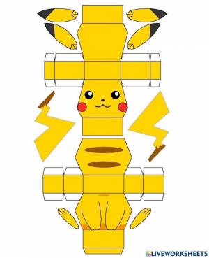 Pikachu worksheet