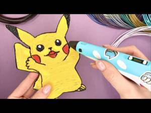 ПИКАЧУ 3д РУЧКОЙ