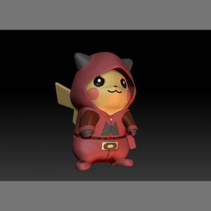 Файл STL Покемон Пикачу Косплей Команда Магма Грунт ・Шаблон для загрузки и 3D-печати・Cults