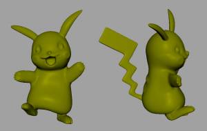 Файл OBJ Pikachuu・Шаблон для загрузки и 3D-печати・Cults