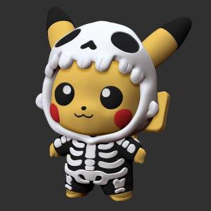 Файл 3D Pikachu Halloween Pack 1 ・Шаблон для 3D-печати для загрузки・Cults