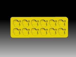 Файл STL XMAS PIKACHU KIT BATH BOMB CONFETTI MICRO MINI MULTI MOLDS・Шаблон для загрузки и 3D-печати・Cults