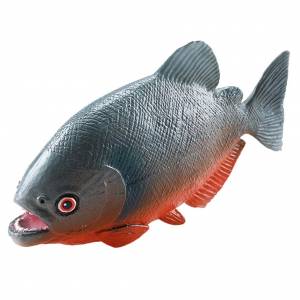 Детская игрушка Piranha, пластиковая модель рыбы, орнамент статической свирепной формы, река, животное, имитация морской жизни ребенка