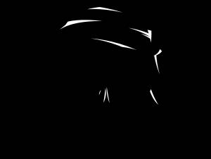 Череп пиратский трафарет