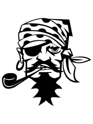 Трафареты Пирата