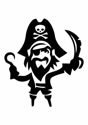 Трафареты Пират