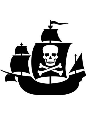 Трафареты Пиратского Корабля