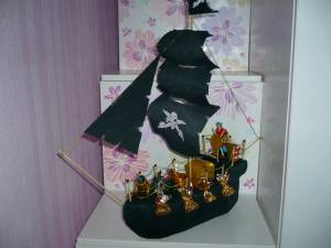 Пиратский корабль за один день