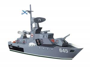 Как сделать из бумаги военный корабль оригами